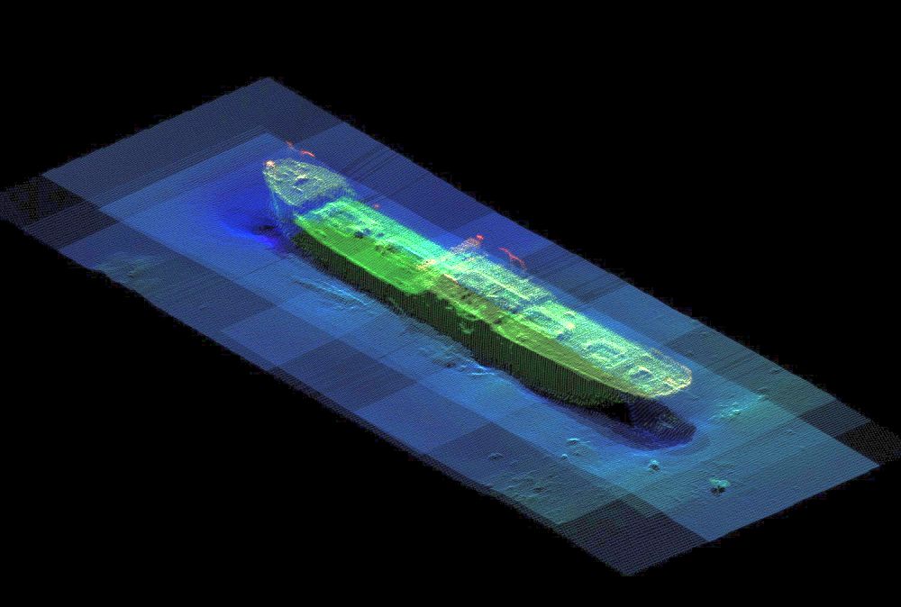 3 D images of the wreck