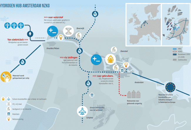 Hydrogen Hub Amsterdam-North Sea Canal Area Launched At World Hydrogen Congress