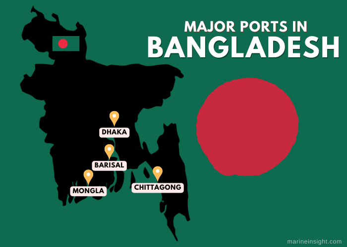 Bangladesh Ports Map