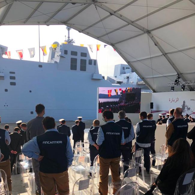 Fincantieri Delivers The First Corvette For Qatar 28 October 2021