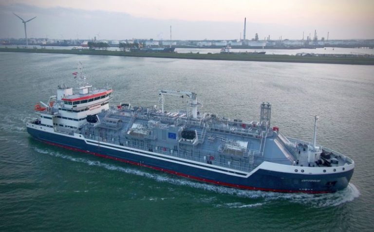 Estonia’s Elenger Takes Delivery Of First LNG Bunkering Vessel In Gulf Of Finland
