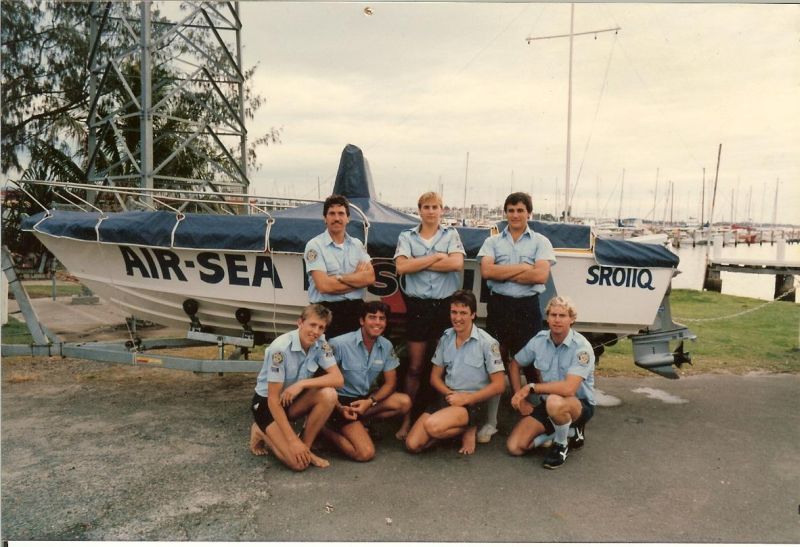 Long-standing Award - VMR Southport crew - 1985 - image supplied by VMR Southport
