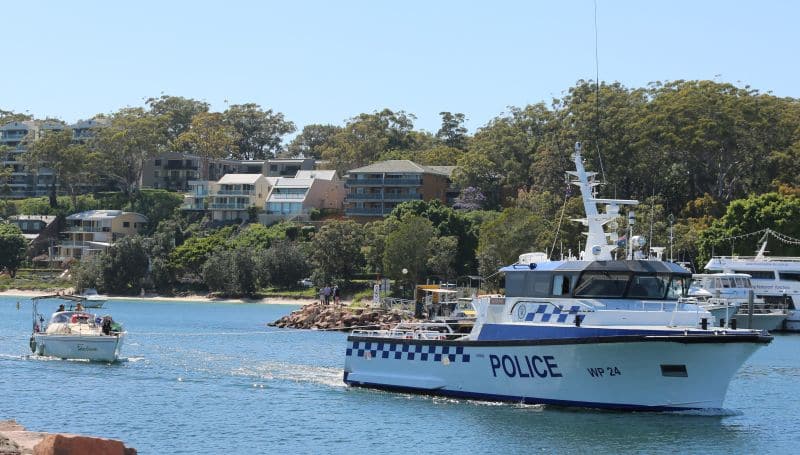 Professional Commendation - NSW Marine Command vessel and yacht - image supplied by NSW Police
