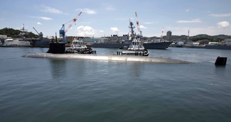 YOKOSUKA, Japan (July 31, 2021) The Seawolf-class fast-attack submarine USS Connecticut (SSN 22) arrives at Fleet Activities Yokosuka for a scheduled port visit. Connecticut is conducting maritime operations in the U.S. 7th Fleet to maintain a safe and open Indo-Pacific.