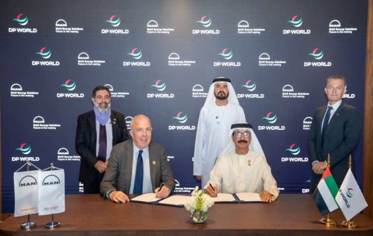 MAN ES And DP World Ink Agreement Sharing Common Goals Of Decarbonization