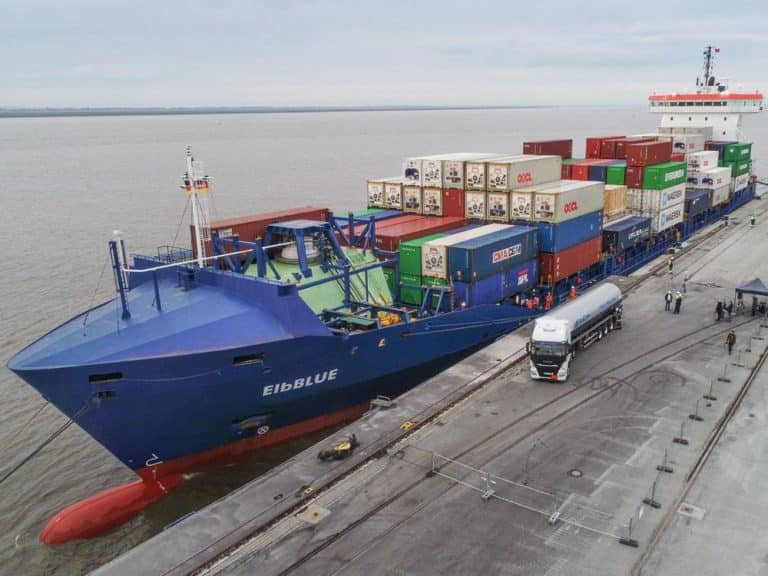 World’s First Bunkering Of Containership With Renewable Synthetic Natural Gas Advances Sustainable Shipping