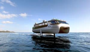Electra - Fully Electric Hydrofoiling Ferry Concept Design Unveiled -