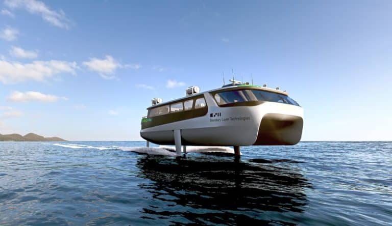 Video: First Ever Fully Electric Hydrofoiling Ferry Concept Design Unveiled