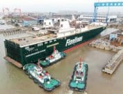 Finneco III, the third hybrid ro-ro vessel in a series, was launched in China on 22 November 2021.