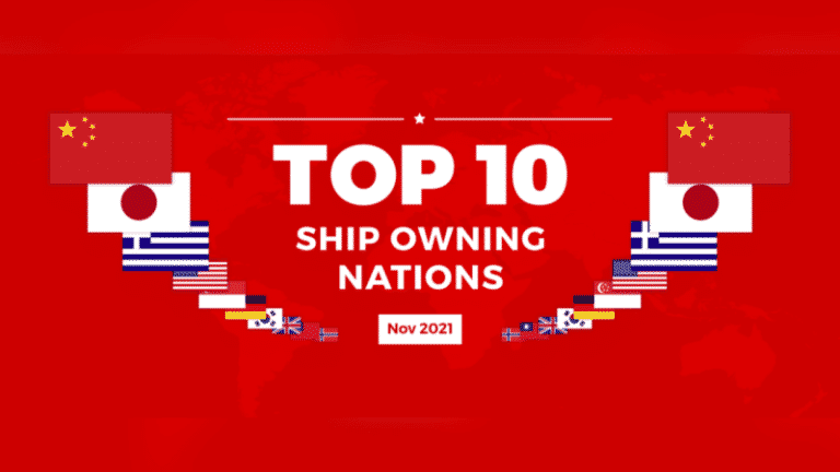 Infographic: Top 10 Ship Owning Nations; China Takes The Top Spot (November 2021)