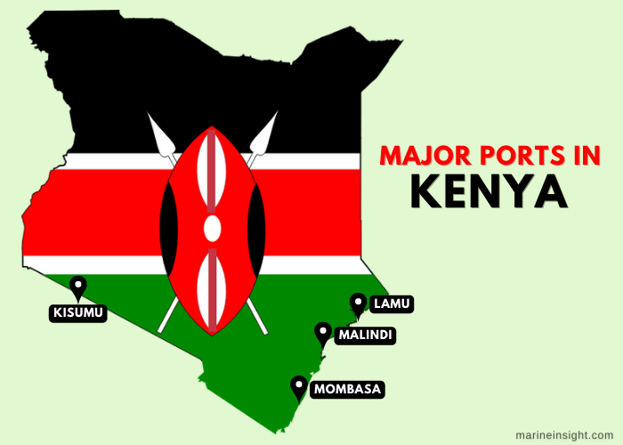 Kenya Ports Map