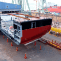 Manxman keel-laying ceremony - Hyundai Mipo Dockyard - 24th December 2021