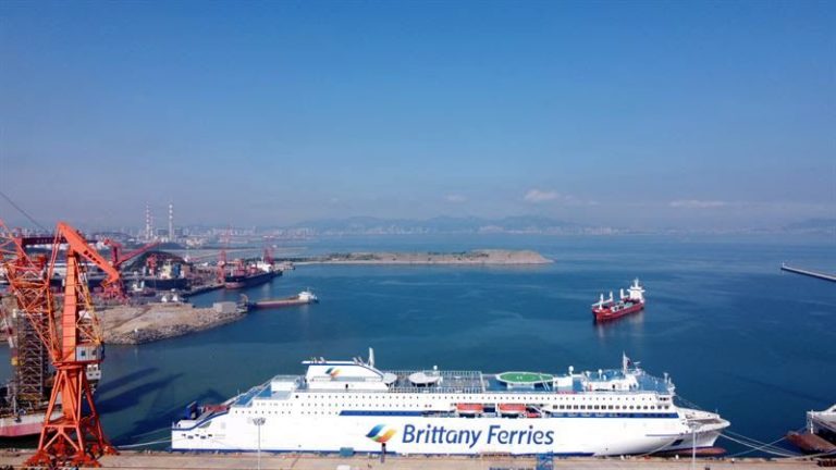 Stena RoRo’s First E-Flexer With LNG Propulsion Delivered To Brittany Ferries