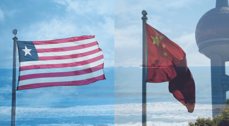liberia and china
