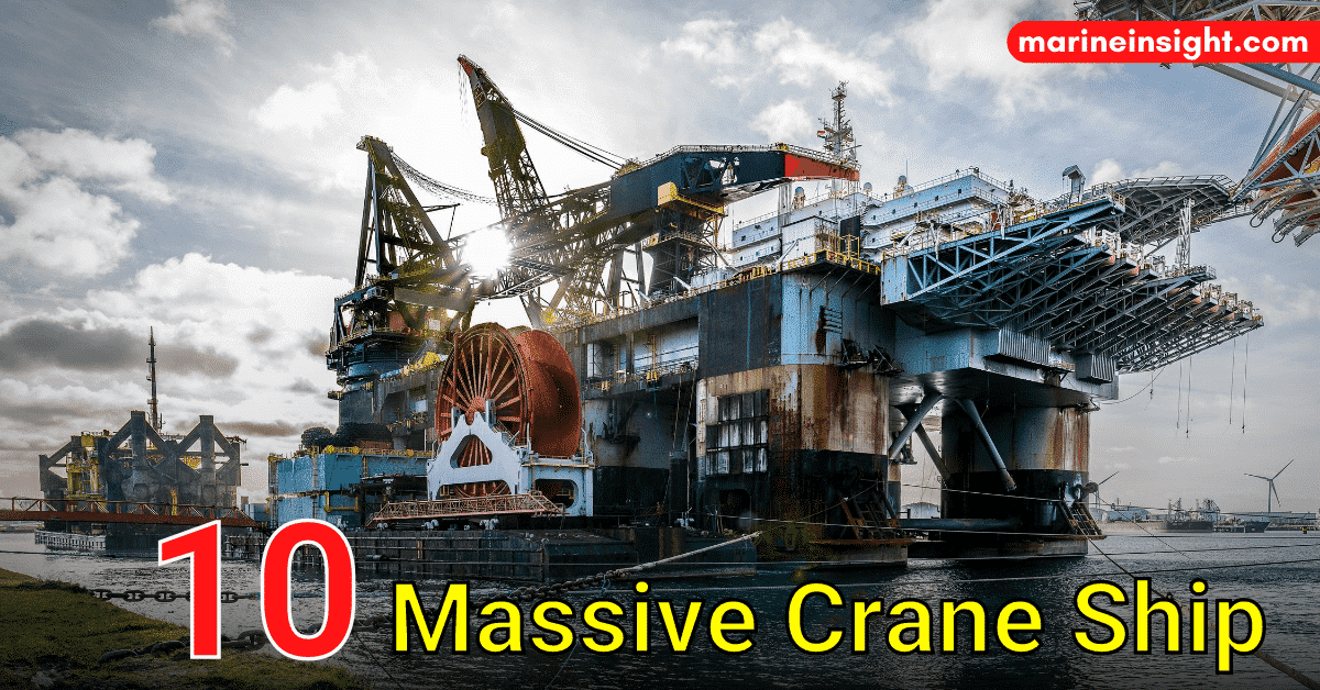 10 Massive Crane Ships Operating at the Sea