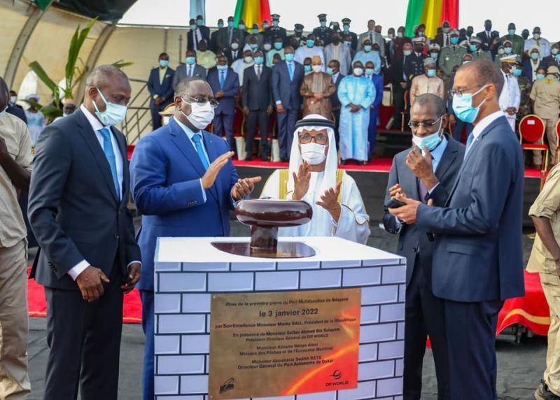lay first stone to mark start of construction of Port of Ndayane