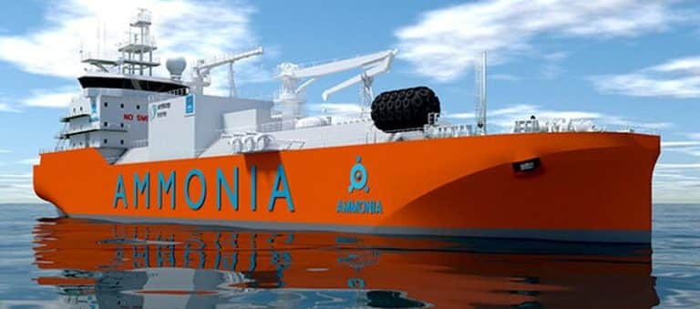 MOL Acquires AIP For Ammonia Bunkering Vessel