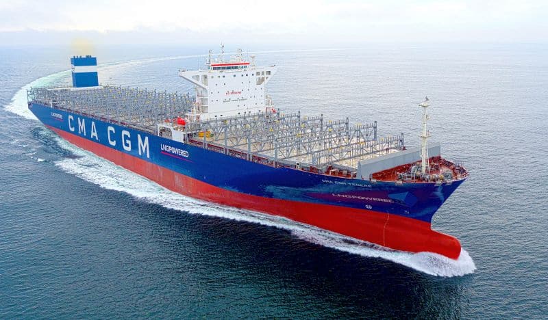 CMA CGM 15000 LNG container ship