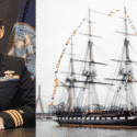 Cmdr. Billie J. Farrell and uss constitution feat