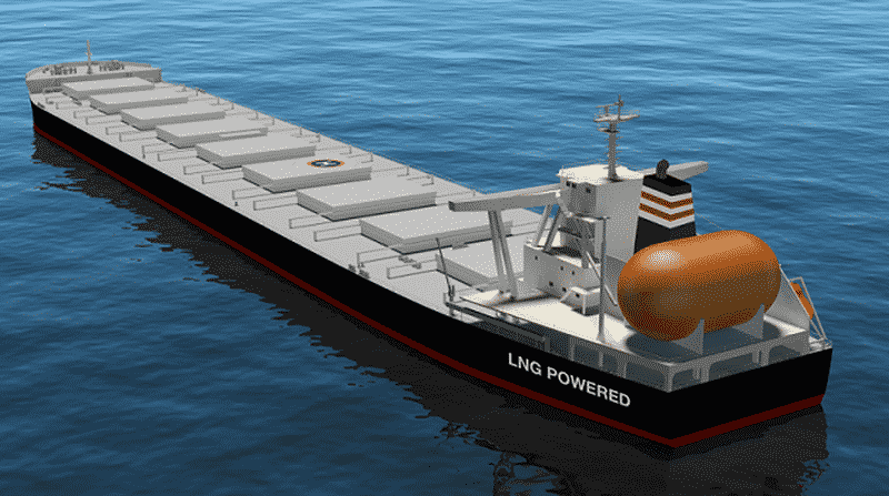 Image of LNG-fueled capesize bulk carrier