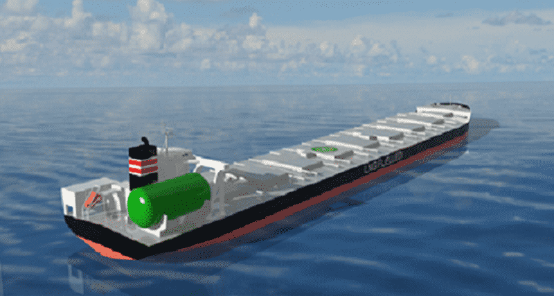 Image of LNG-fueled capesize bulk carrier
