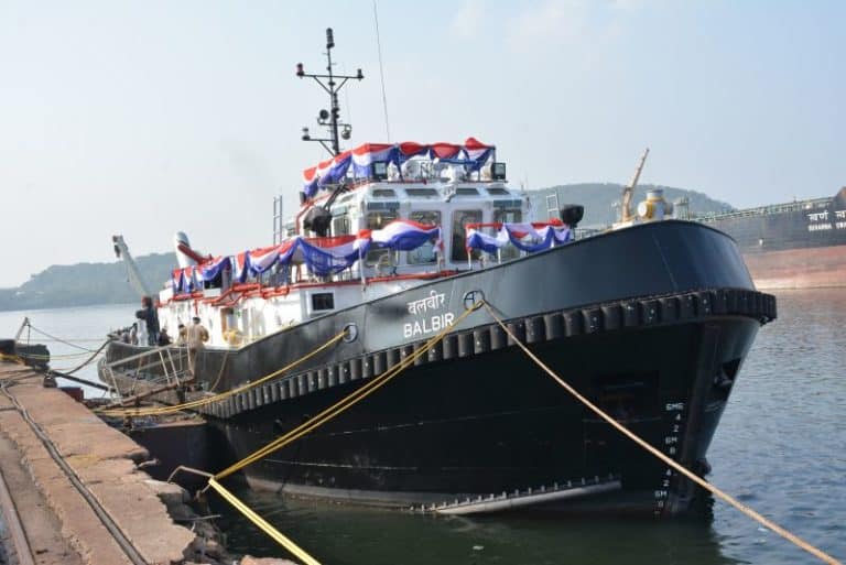 Indian Register Of Shipping Classed 50Ton Bollard Pull Tug ‘Balbir’ Delivered To Indian Navy