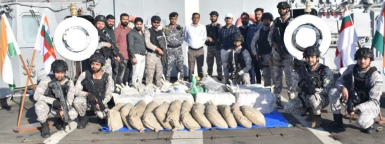 Drugs Worth INR2,000 Crore Confiscated From Another Vessel Off Indian Coast