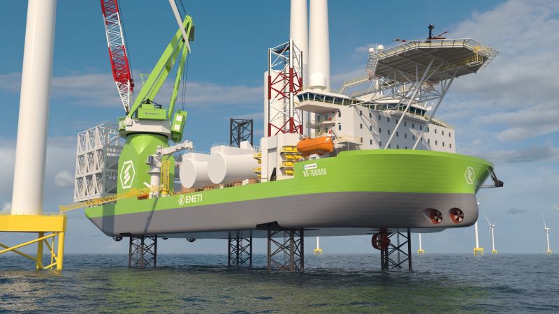 Next-generation offshore wind turbine installation vessel