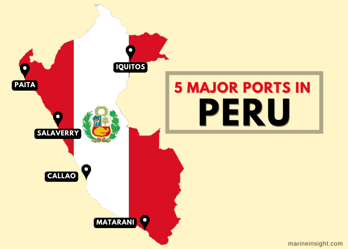 Ports in Peru Map