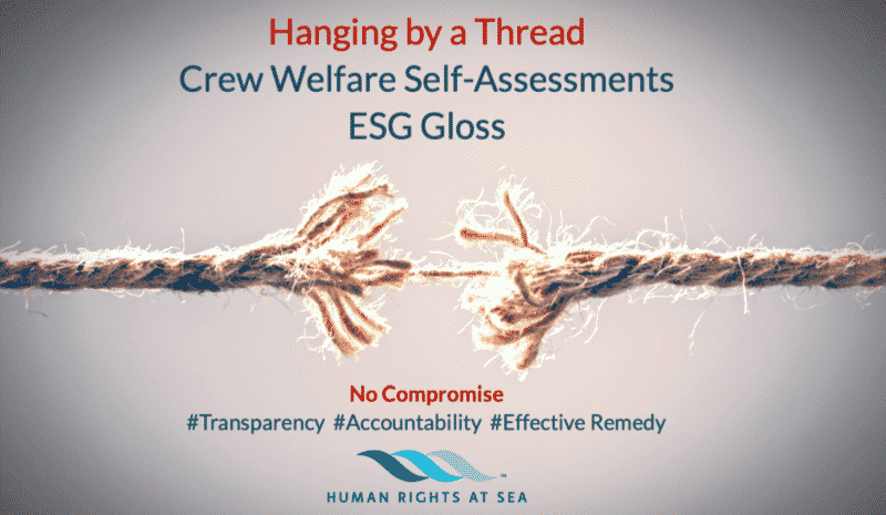 RightShip Crew Welfare Self-Assessment Tool fails public transparency, accountability, and remediation review - poster