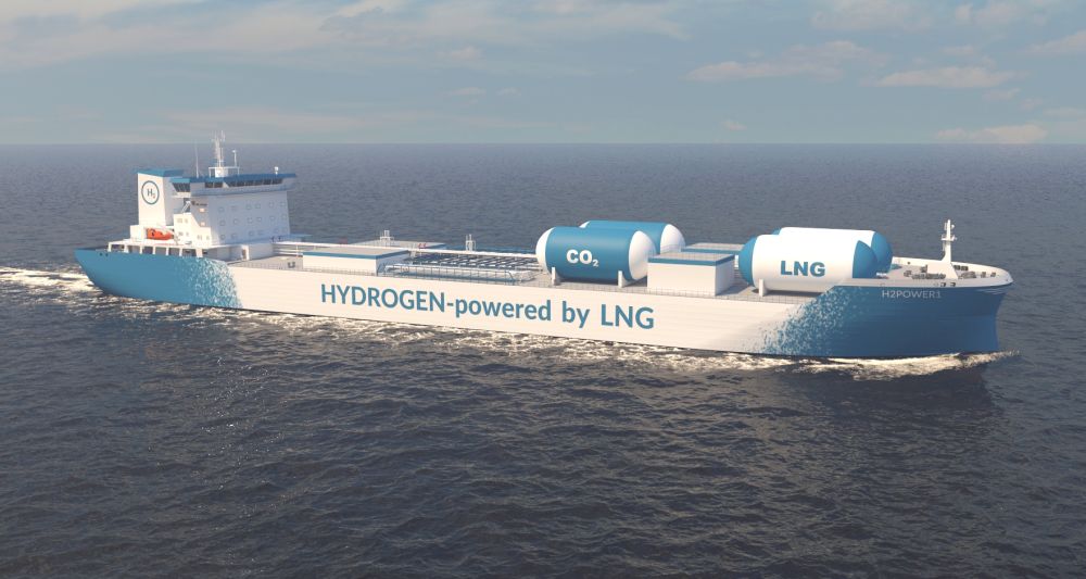 Rina Hydrogen powered by LNG