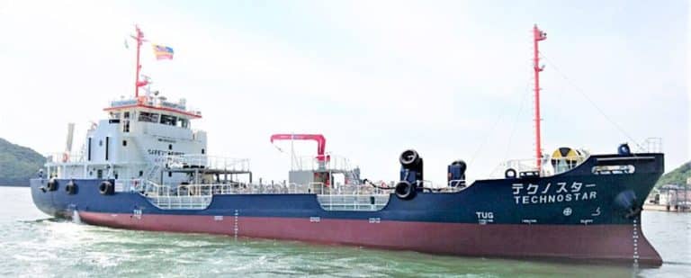 MOL Group Bunkering Vessel Successfully Operated Using Biodiesel Fuel