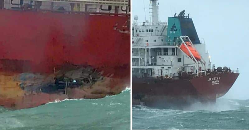 Captain And First Mate Of Damaged Cargo Ship 'Julietta D' Arrested For  Abandoning It