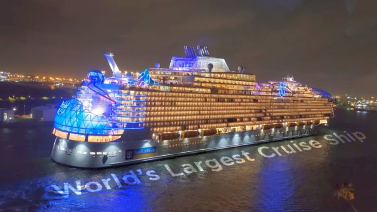 Watch: World’s Largest Cruise Ship Arrives At Port Everglades