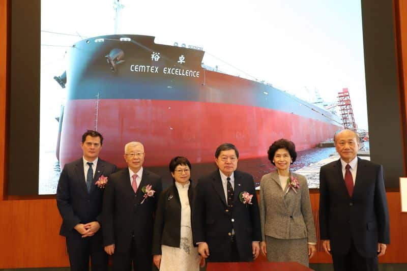 Christening of U-Ming’s Eco-Friendly Post Panamax Bulk Carrier “M.V. Cemtex Excellence”
