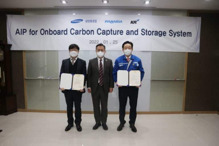Samsung Heavy Develops Korea’s First Carbon Capture Technology Onboard LNG Vessels
