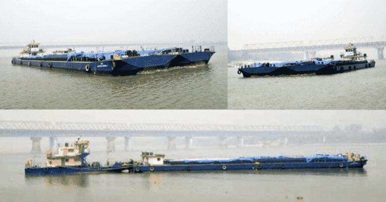 Photos: Longest Vessel Ever To Sail On Brahmaputra Anchors At Pandu Port