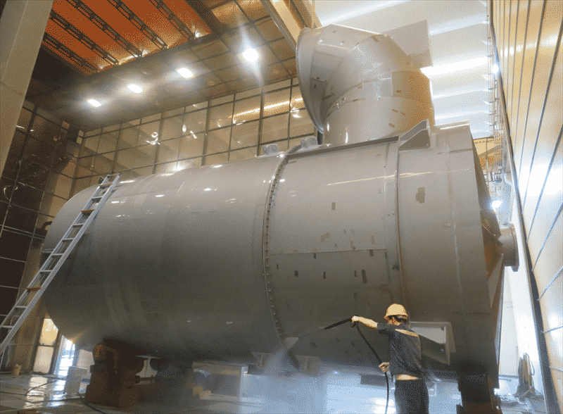 Wärtsilä scrubber before delivery to Guangzhou Shipyard International (GSI)