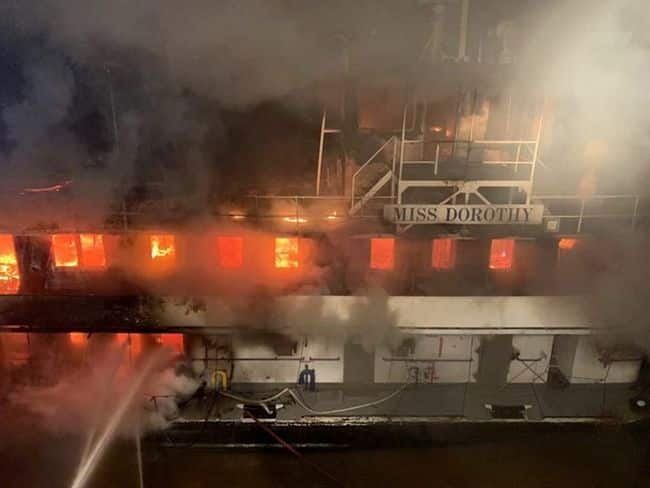 Spraying Fuel Hitting Uninsulated Section Of Engine Caused Fire Aboard Towing Vessel: NTSB