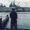 sailor standing at docks
