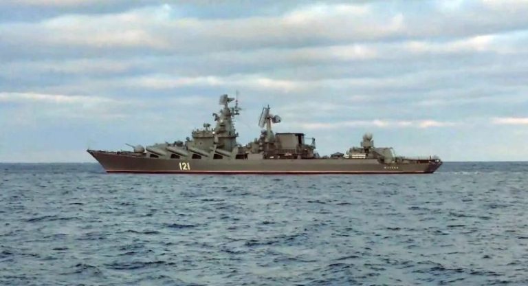 Russia’s Soviet-Era Missile Cruiser, Moskva, Sinks While Towing Back To Port