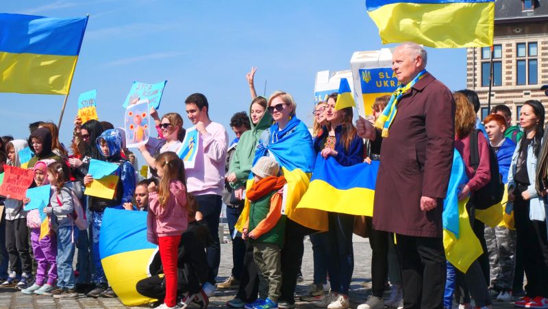promote ukraine at port of antwerp