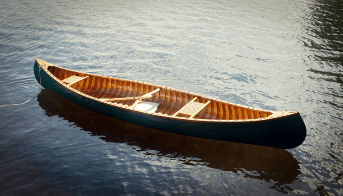 wooden canoes