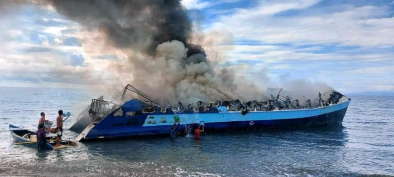 Photos: 127 Rescued And 7 Dead As Passenger Vessel Catches Fire In Philippines