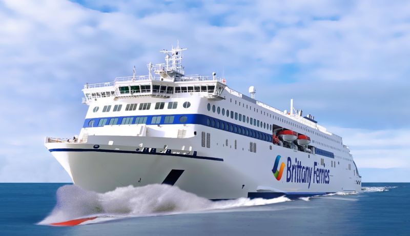 Artist impression of Brittany Ferries’ newbuild hybrids