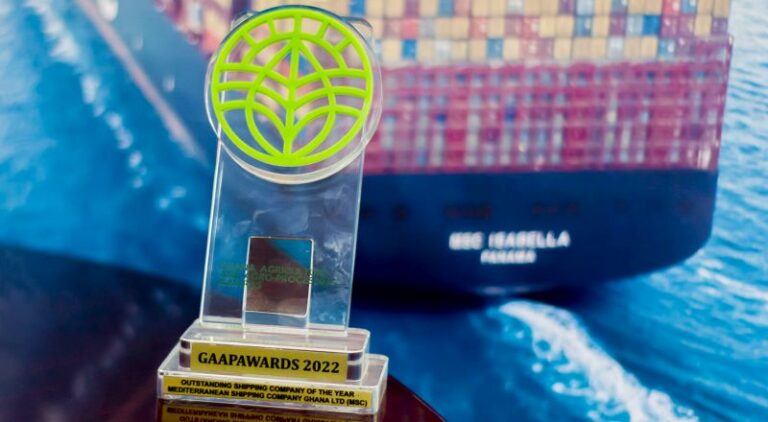 MSC Ghana Awarded ‘Outstanding Shipping Company Of The Year’