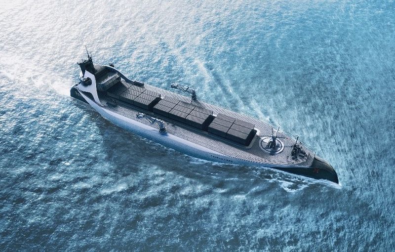 Image of Power Ark concept ship (Photo courtesy of PowerX Inc.)