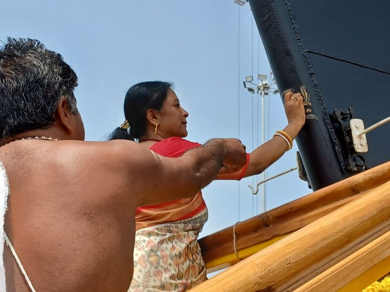 Indian Navy Launches Second Survey Vessel ‘Nirdeshak’ 1