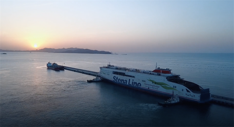 Stena RoRo delivers extended E-Flexer RoPax to Stena Line