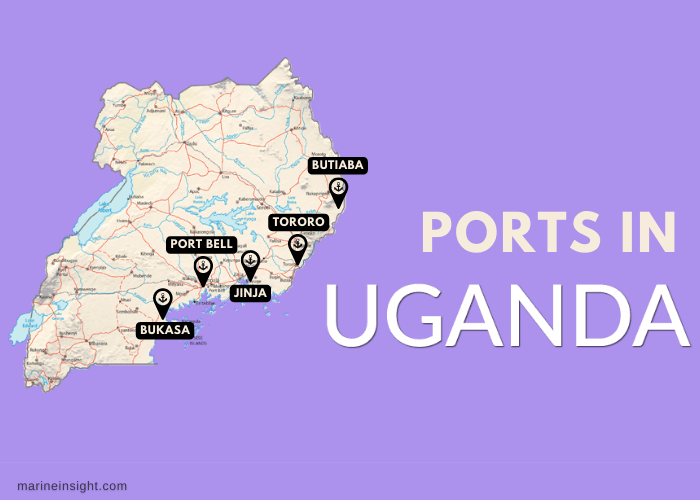 Uganda Ports Map